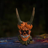 Maxbell Pumpkin Grimace Ornament Novelty Resin for Halloween Indoor Outdoor Home