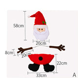 Maxbell Christmas Tree Pendant Ornament Hanging Decor for Wall New Year Window Santa