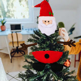 Maxbell Christmas Tree Pendant Ornament Hanging Decor for Wall New Year Window Santa