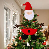 Maxbell Christmas Tree Pendant Ornament Hanging Decor for Wall New Year Window Santa