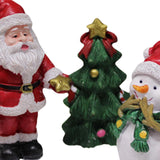 Maxbell Christmas Series Set Santa Claus Photo Prop Figurine for Home Decor Tabletop