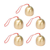Maxbell 5Pcs Christmas Bell Decoration Wind Chimes for Shopping Malls Decor Party