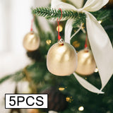 Maxbell 5Pcs Christmas Bell Decoration Wind Chimes for Shopping Malls Decor Party