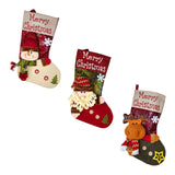 Maxbell Durable Hanging Storage Pouch Gift Bag Kids Decoration Christmas Treat Bags Snowman