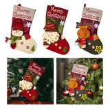 Maxbell Durable Hanging Storage Pouch Gift Bag Kids Decoration Christmas Treat Bags Snowman