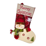 Maxbell Durable Hanging Storage Pouch Gift Bag Kids Decoration Christmas Treat Bags Snowman