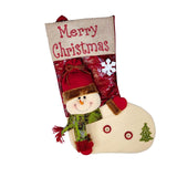 Maxbell Durable Hanging Storage Pouch Gift Bag Kids Decoration Christmas Treat Bags Snowman