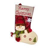 Maxbell Durable Hanging Storage Pouch Gift Bag Kids Decoration Christmas Treat Bags Snowman