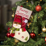 Maxbell Durable Hanging Storage Pouch Gift Bag Kids Decoration Christmas Treat Bags Snowman