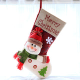Maxbell Durable Hanging Storage Pouch Gift Bag Kids Decoration Christmas Treat Bags Snowman