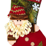 Maxbell Durable Hanging Storage Pouch Gift Bag Kids Decoration Christmas Treat Bags Santa Claus