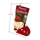 Maxbell Durable Hanging Storage Pouch Gift Bag Kids Decoration Christmas Treat Bags Santa Claus