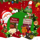 Maxbell Durable Hanging Storage Pouch Gift Bag Kids Decoration Christmas Treat Bags Santa Claus