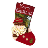 Maxbell Durable Hanging Storage Pouch Gift Bag Kids Decoration Christmas Treat Bags Santa Claus