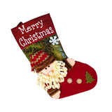 Maxbell Durable Hanging Storage Pouch Gift Bag Kids Decoration Christmas Treat Bags Santa Claus