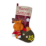 Maxbell Durable Hanging Storage Pouch Gift Bag Kids Decoration Christmas Treat Bags Elk