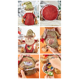 Maxbell Storage Pouch Gift Bag Wrapping Bag Kids Goodies Bag Christmas Treat Bags Elk 25x19cm