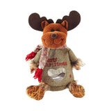Maxbell Storage Pouch Gift Bag Wrapping Bag Kids Goodies Bag Christmas Treat Bags Elk 25x19cm