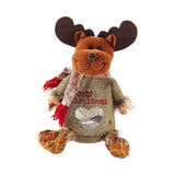 Maxbell Storage Pouch Gift Bag Wrapping Bag Kids Goodies Bag Christmas Treat Bags Elk 25x19cm