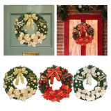 Maxbell Artificial Christmas Wreath Flower Wreath Xmas Wreath for Door Wall Decor Aureate