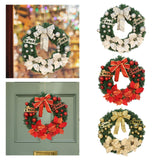 Maxbell Artificial Christmas Wreath Flower Wreath Xmas Wreath for Door Wall Decor Aureate