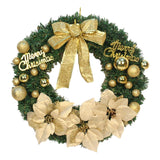 Maxbell Artificial Christmas Wreath Flower Wreath Xmas Wreath for Door Wall Decor Aureate