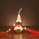 Maxbell Chinese Brass Gourd Wealth Success Buddha Good Luck for Office Garden Home