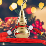 Maxbell Chinese Brass Gourd Wealth Success Buddha Good Luck for Office Garden Home