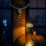 Maxbell Resin Long Horned RAM Decor Skull Wall Mount Skull Decor for Home Office B 50x45x9.5cm