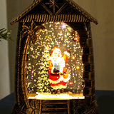 Maxbell Retro Christmas Lantern Ornament Outdoor Indoor Wedding Props Christmas Tree Old Man