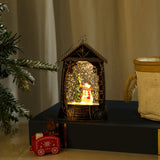 Maxbell Retro Christmas Lantern Ornament Outdoor Indoor Wedding Props Christmas Tree Snowman