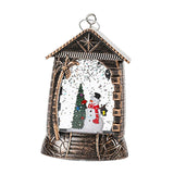 Maxbell Retro Christmas Lantern Ornament Outdoor Indoor Wedding Props Christmas Tree Snowman