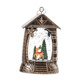 Maxbell Retro Christmas Lantern Ornament Outdoor Indoor Wedding Props Christmas Tree Deer