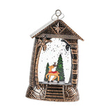 Maxbell Retro Christmas Lantern Ornament Outdoor Indoor Wedding Props Christmas Tree Deer