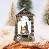 Maxbell Retro Christmas Lantern Ornament Outdoor Indoor Wedding Props Christmas Tree Deer