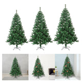 Maxbell Traditional Christmas Tree with Metal Stand for Office Scene Decoration 1.5M