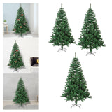 Maxbell Traditional Christmas Tree with Metal Stand for Office Scene Decoration 1.5M
