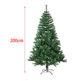 Maxbell Traditional Christmas Tree with Metal Stand for Office Scene Decoration 2.1M