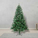 Maxbell Traditional Christmas Tree with Metal Stand for Office Scene Decoration 2.1M