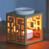 Maxbell Lamp holder Diffuser Candle Holder Wood Frame Essential Oil Decorative