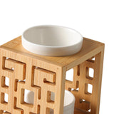 Maxbell Lamp holder Diffuser Candle Holder Wood Frame Essential Oil Decorative