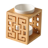 Maxbell Lamp holder Diffuser Candle Holder Wood Frame Essential Oil Decorative