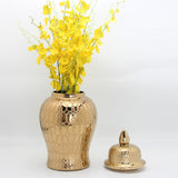 Maxbell Jar Vase Versatile Collectable Porcelain Gold for Gift Kitchen Display