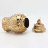 Maxbell Jar Vase Versatile Collectable Porcelain Gold for Gift Kitchen Display