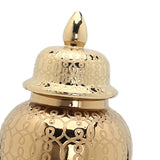 Maxbell Jar Vase Versatile Collectable Porcelain Gold for Gift Kitchen Display