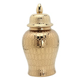 Maxbell Jar Vase Versatile Collectable Porcelain Gold for Gift Kitchen Display