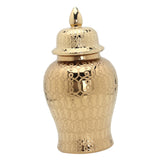 Maxbell Jar Vase Versatile Collectable Porcelain Gold for Gift Kitchen Display