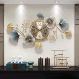 Maxbell Wall Hanging Clocks Iron Art Atmosphere Mute for Bedroom Dining Room Hotel horizontal medium
