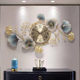 Maxbell Wall Hanging Clocks Iron Art Atmosphere Mute for Bedroom Dining Room Hotel horizontal medium