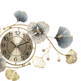 Maxbell Wall Hanging Clocks Iron Art Atmosphere Mute for Bedroom Dining Room Hotel horizontal medium
